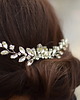 Ślubne ozdoby do włosów Kryształowy grzebień ślubny - silver sparkle