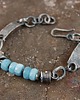 bransoletki wire wrapping Akwamaryn