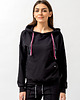 bluza z kapturem damska Bluza z kapturem  damska "EMI" czarna