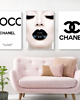 plakaty ZESTAW PLAKATÓW Fashion Coco Chanel plakaty