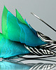 kolczyki wire wrapping Odjazdowe turkusowe kolczyki kwiaty