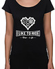 t-shirt damskie Koszulka damska oversize. I like to ride