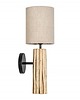 kinkiety Kinkiet, lampa ścienna Euphoria II, drewno 50cm
