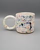 kubki Ceramiczny kubek z okrągłym uszkiem