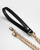 torebki różne Pasek z łańcuszkiem do torebki czarny 15 mm