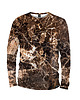 bluzy męskie Koszulka Longsleeve Męska DR.CROW Marble Brown