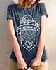 t-shirt damskie Koszulka damska - Szwendam się NAMIOT jeansowy