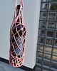 torebki do ręki Torebka na wino Rose Sparkling recznie pleciona torebka na butelkę