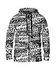bluza z kapturem damska Damska Bluza Expres Zamek DR.CROW Graffiti bw