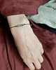 bransoletki na sznurku Bransoletka BOHO sznurkowa bordo, jaspis dalmatyński, hematyt