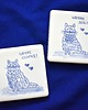podkładki do kuchni Kafle ręcznie malowane- podkładki ceramiczne koty