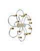 plafony Lampa Leola, lata 70