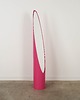 lustra stojące i wiszące Lustro Lipstick różowe, włoski design, lata 70, Rodolfo Bonetto