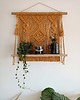półki Półka ścienna "Jaipur", Makrama Boho, Kwietnik