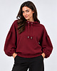 bluza bez kaptura damska Bluza  ,,ARIA" zgaszone bordo