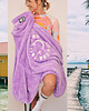 bluza z kapturem damska Poncho Biggy Smile Lilac