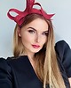 fascynatory Fascynator ELZA Z WOALKĄ BORDO  oraz inne kolory