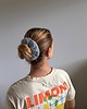 gumki do włosów Wełniana melanżowa scrunchie