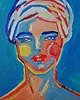 obrazy Portret kobiety obraz olejny do salonu
