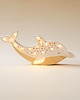 lampy do pokoju dziecka Drewniana Lampka Delfin - White
