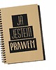 notatniki i albumy Ja jestem prawem, notatnik
