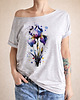 t-shirt damskie Irys Szary Oversize