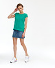 t-shirt damskie Bluzka z haftowanym przodem