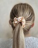 gumki do włosów Gumka jedwabna, scrunchie, pastel dots MIDI