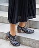 półbuty damskie PÓŁBUTY OKSFORDKI NA 6 CM SŁUPKU - SKÓRA NATURALNA - MODEL 251 - KOLOR BOHO