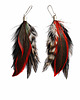 kolczyki z piórami Kolczyki z piór Rubra