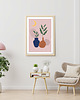 plakaty Plakat Boho Kwiaty w Wazonach  Różowy