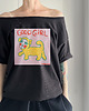 t-shirt damskie Good Girl Czarny oversize