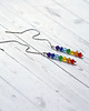 kolczyki z kamieniami Kolczyki chakra earrings : wszystkie czakry