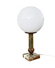 lampy stołowe Lampka nocna z alabastrową podstawą, Włochy, lata 60.