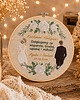 Ślub - inne Podziękowania ślubne, haft w tamborku 23 cm