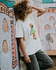 t-shirt damskie T-shirt oversize Bart Teddy dla mamy cream