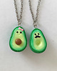 naszyjniki - inne Zielony Naszyjnik 2 połówki Awokado
