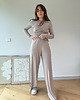 spodnie dresowe damskie Spodnie Gentle super soft taupe
