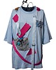 t-shirt damskie Lou Vitou Cyber Y2K Oversize Tee  One of One Upcycled  S-XL