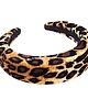 opaski do włosów Gruba opaska w panterkę