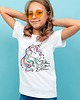 t-shirty dla dziewczynki Koszulka dziecięca z nadrukiem Follow your dreams