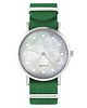 zegarki unisex Zegarek - Szary - zielony, nylonowy