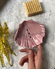 mydelniczki Ceramiczna Mydelniczka Muszelka Muszla Różowa w Piegi