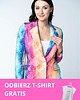 marynarki damskie Marynarka damska Vibrant Rainbow wielokolorowa z dresówki GRATIS T-SHIRT