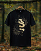 t-shirty męskie Koszulka - Alchemia Symboli, Taniec węży, Gwiezdny ornament #18