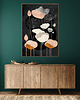 plakaty Liście lotusu - Plakat, druk - Chiński Orient, Harmonia Zen, Wabi Sabi #104