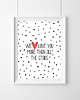 obrazy i plakaty do pokoju dziecięcego PLAKAT - WE LOVE YOU MORE THAN ALL STARS - A3