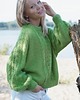 swetry damskie  Sweter Tulip w intensywnej zieleni