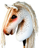 zabawki - inne Ujeżdżeniowy Hobby Horse - Biało - brązowy - tarant A3
