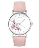 zegarki damskie Zegarek - Różowa lilia - pudrowy róż